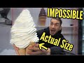 WORLDS BIGGEST ICE CREAM CONE CHALLENGE (40 Normal Cones) | Extreme Brain Freeze | Frozen Custard