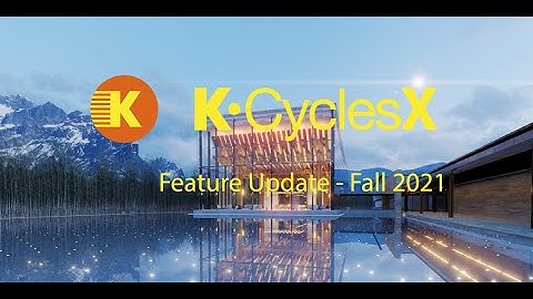 K-Cycles - Presets, Alpha Transparency, and Denoiser Individual Passes