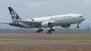 Air New Zealand 777-200 landing at Auckland #swiss001landing