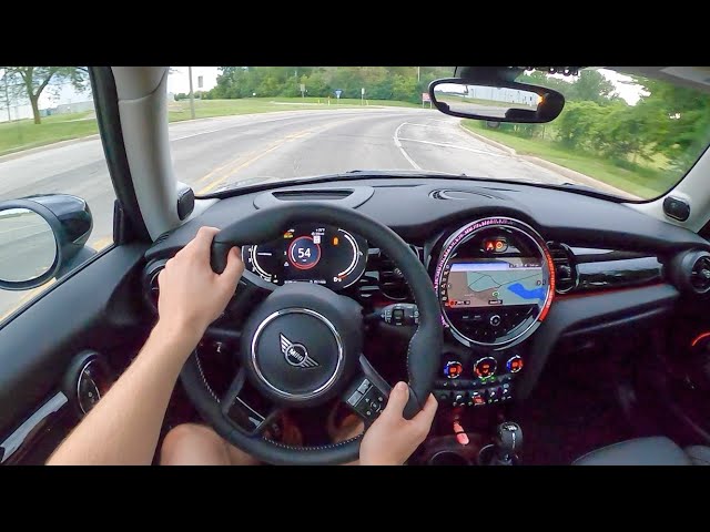 2022 Mini Cooper S Hardtop 2-door 6MT - POV Test Drive (Binaural Audio) 