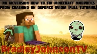 Download No Mcversion How To Fix Minecraft Modpacks From Crashing On Geforce Nvidia Full Video MP3 No Mcversion How To Fix Minecraft Modpacks From Crashing On Geforce Nvidia Full