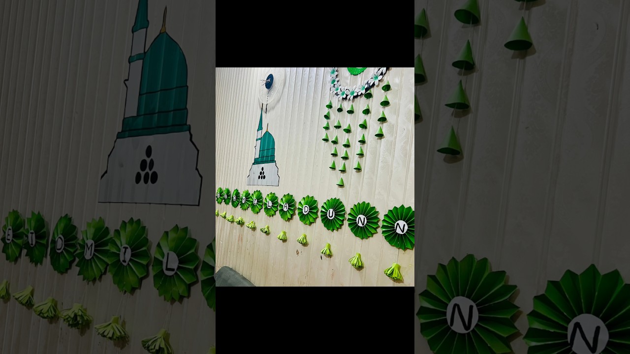 Melad decoration ideas in home😍| home decore ideas 