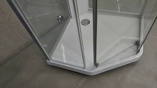 Finland Ido Showerama Clear Gl 9090 558.131.00.1 Shower Panel 558.401.00.1 Five Corner Tray