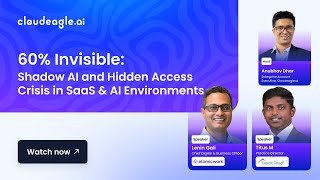 60% Invisible:  Shadow AI and Hidden Access Crisis in SaaS &amp; AI Environments | CloudEagle.ai