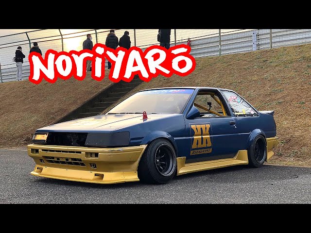 Low-power AE86 drift gang in Japan - YouTube
