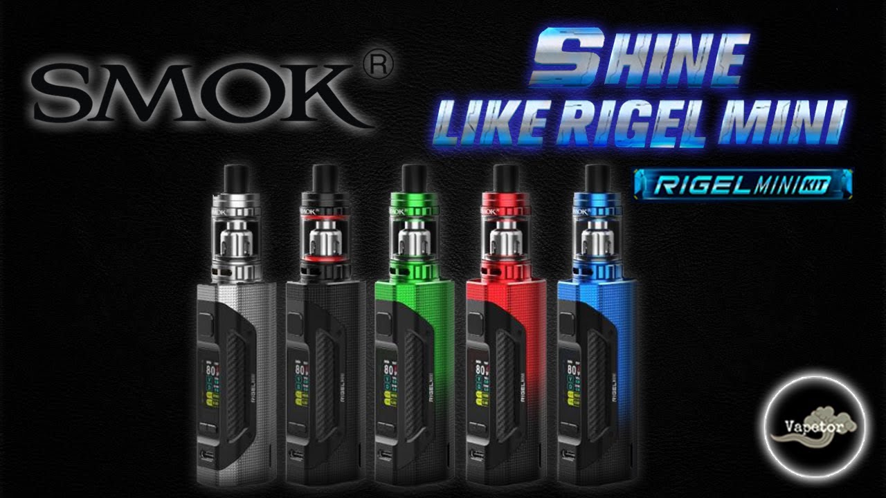 RIGEL MINI KIT BY SMOK | 80W MAX | SINGLE 18650 BATTERY | 3ML E-LIQUID ...