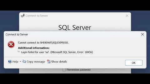 How To Fix SQL Server Error, 18456 in Simple Ways