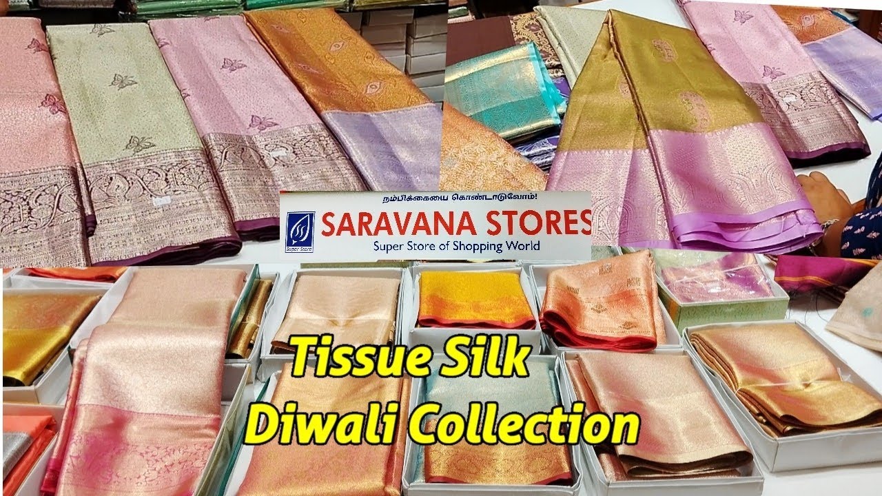 Tissue silk sarees | Diwali collection | Customer's choice
