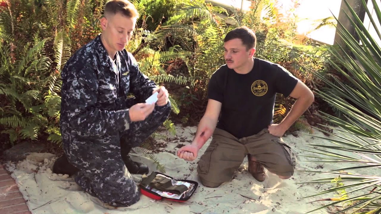 Navy Skills for Life – First Aid Training – Capillary Bleeding - YouTube