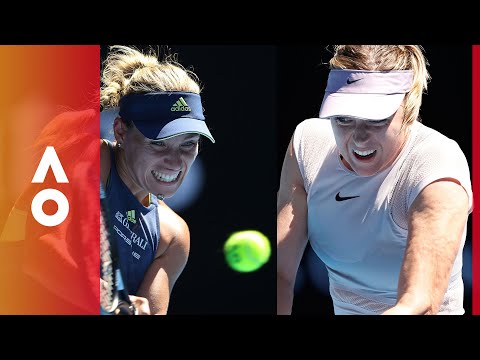 former-champions-go-head-to-head-kerber-v-sharapova-|-australian-open-2018