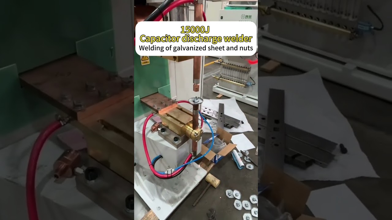 Can 15,000J CD Welder Perfectly Weld Galvanized Steel & Nuts?  (See HAIFEI's Solution!)