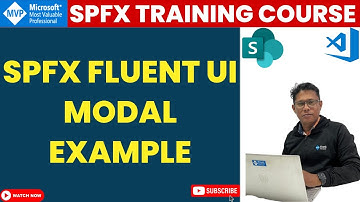 SPFx Fluent UI Modal Example | How to Properly Use Modal in Fluent UI