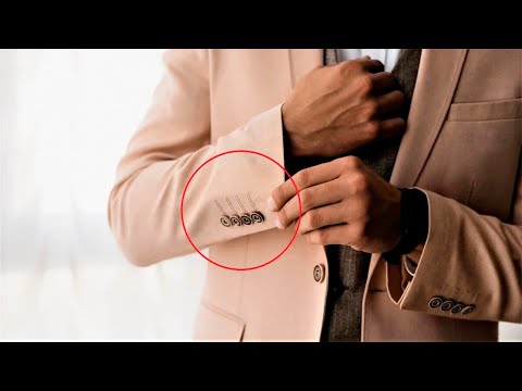 Зачем на рукавах мужских пиджаков пришивают пуговицы