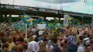 GES- När vi gräver guld i USA live när spelarna landat hemma i sverige igen 1994 chords