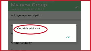 How to fix couldn't add problem in whatsapp group in hindi