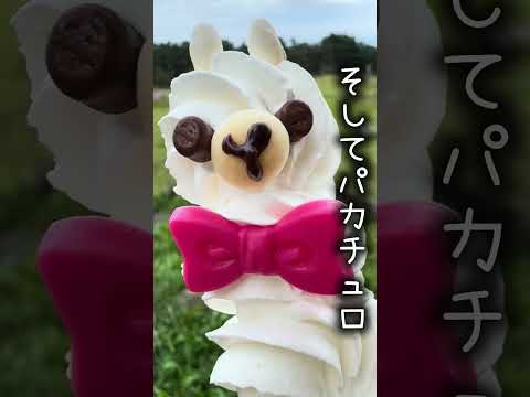 可愛すぎて食べられない😂那須どうぶつ王国「パカチュロ」を買い食い！アルパカ・カピバラに癒やされる  #那須どうぶつ王国  #パカチュロ #チュロス　#アルパカ #カピバラ #shorts #那須