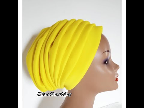 How to make a Pleated Turban 01