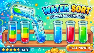 Water sort| Level 22 difficult levels| gaming mind #watersort #games #minecraft  screenshot 5
