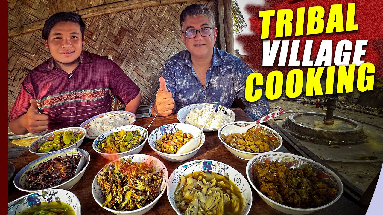চাকমাদের রান্না আর বাজারের স্টাইলই আলাদা ! | Amazing Tribal Village Cooking at Rangamati