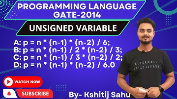 Programming Language GATE-2014 Problem Solution