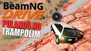 Caindo de 200 metros em um Trampolim no BeamNG multiplayer