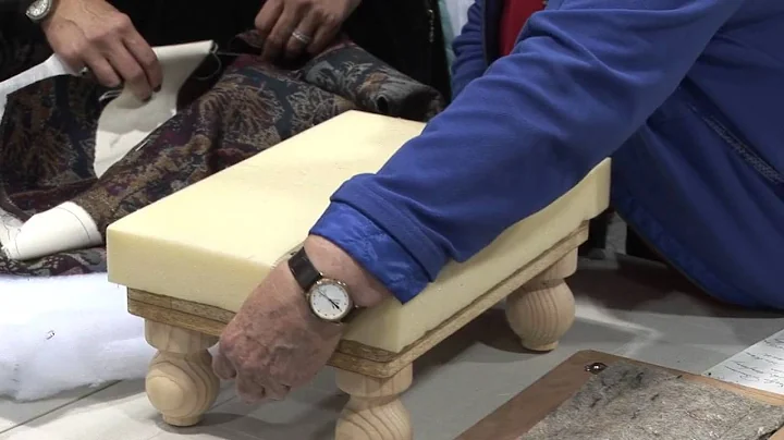 Upholster a Footstool Lesson with Evelyn Bouma