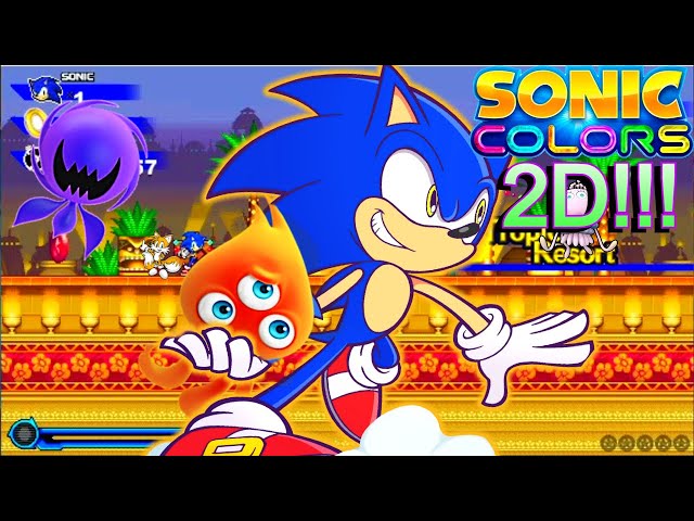 Sonic Colors!  Fangame 2D 