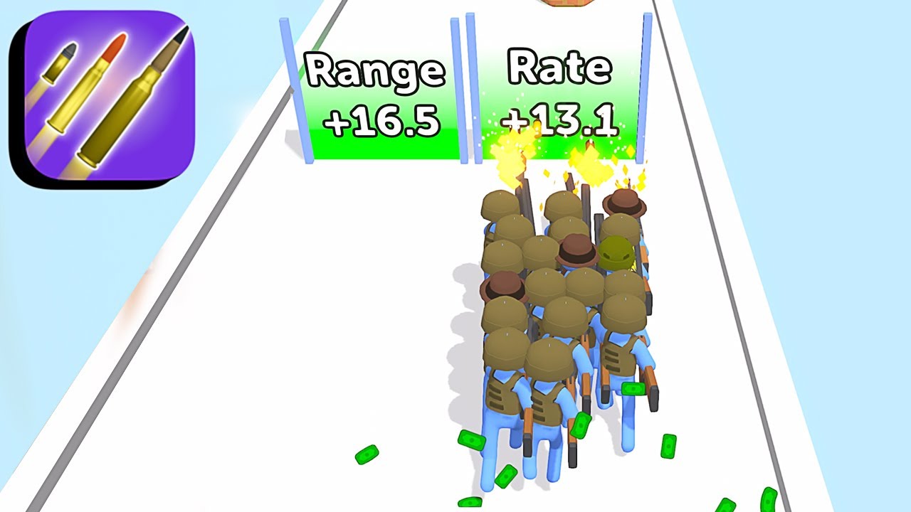 Bullet Merge Run ​- All Levels Gameplay Android,ios (Part 4)