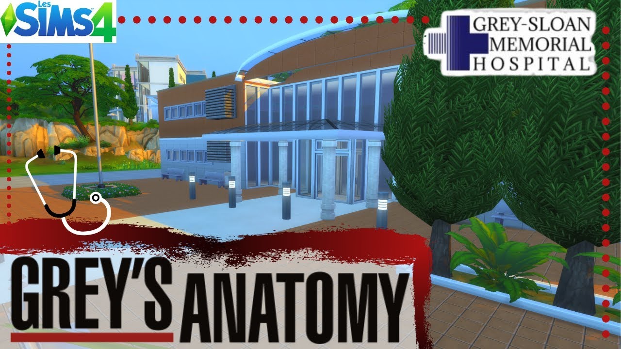 [SPEED BUILDING] HÔPITAL DE GREY'S ANATOMY ! - Sims 4