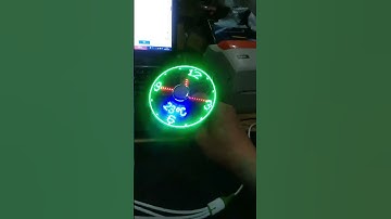 USB Gadgets Clock Fans Time And Temperature Display Small Night light Metal Mini Fan