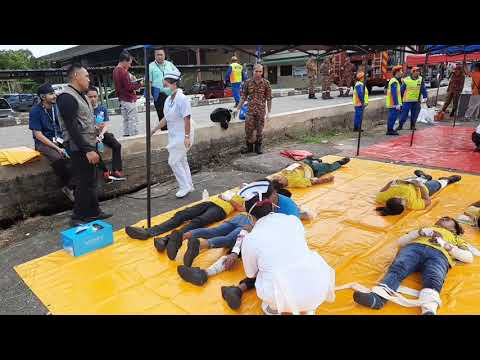 Hospital Sibu Disaster Drill cooperation with Subur Tiasa Plywood Sdn Bhd