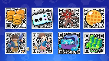 ALL NEW WORKING QR CODES | BRAWL STAR STRANGER THINKS | BRAWL STARS NEW QR CODES 2025