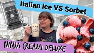 Ninja Creami Deluxe: Italian Ice Setting VS Sorbet