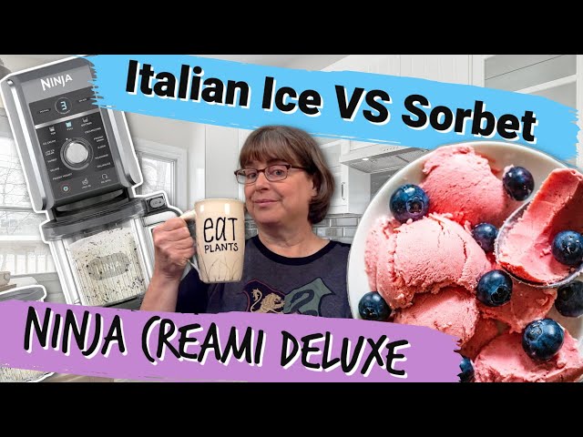 Italian Ice in the Original vs. Deluxe Ninja Creami 