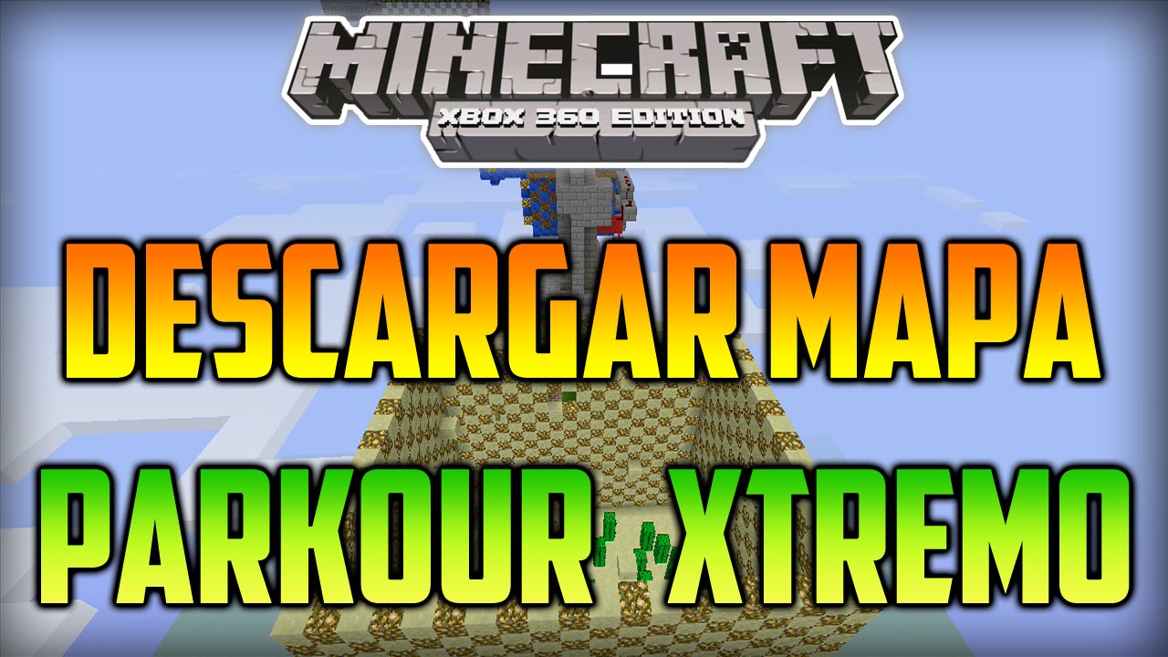Minecraft Xbox 360 - PARKOUR Extremo - Descargar Mapa - YouTube