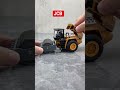 2DX backhoe loader, concrete mixer truck with bulldozer #construction #constructionvehicle #xcavator