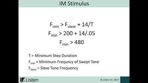 SoundCheck Tutorial #3-7 Stimulus - Two Tone Stimulus
