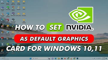 How to set NVIDIA as the default graphics card for Windows 10 computers and laptops   2023 Tutorial