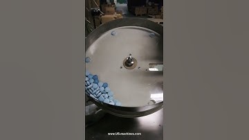 Effervescent tablet vibration sorting counting automatic bag vertical packaging machine testing vide