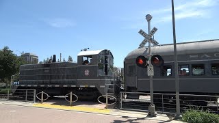 Ssrr 2030 Sacramento Southern Excursion Train - Q Street Pedestrian Crossing Sacramento, Ca