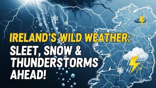 Ireland's Wild Weather: Sleet, Snow & Thunderstorms Ahead!#IrelandWeather #SleetAndSnow#WeekendStorm screenshot 5