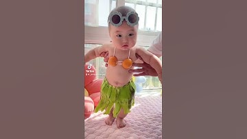 video những em bé dễ thương hài hước nhất trên tiktok