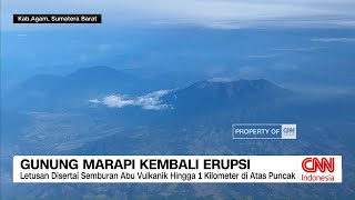 Gunung Marapi Meletus di Sumatera Barat