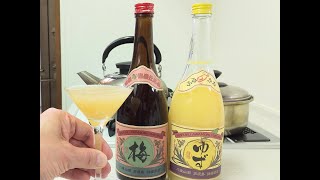 石垣島 請福酒造 カクテルvol.2（梅酒＋ゆずシークヮーサー＋かき氷）。飲むより小さなスプーンで食べた方が良いかな。沖縄物産 真南風 (埼玉県 川越市 ）より