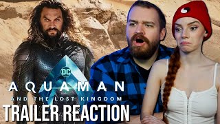 Momoa's Still Got IT?!? | Aquaman And The Lost Kingdom Trailer Reaction | DCEU Finale?