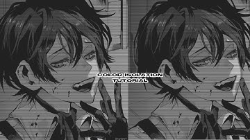 Color isolation tutorial - video star