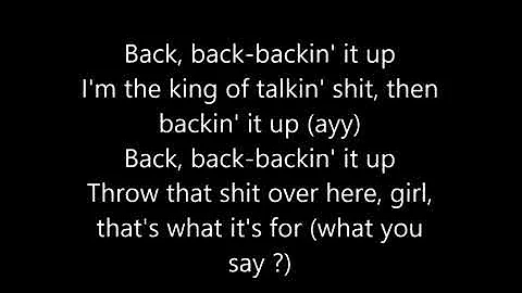 Pardison Fontaine ft  Cardi B - Backin' It Up (Lyrics)