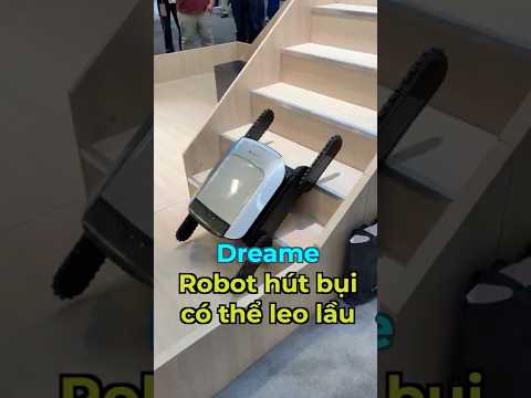 Robot leo cầu thang của Dreame, nó sẽ mang theo 1 con robot lau nhà bên trong  #shorts