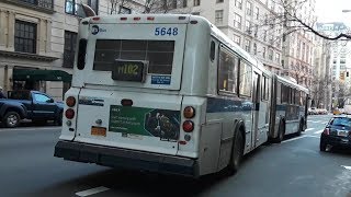 Mta 2003 New Flyer D60Hf Galaxy Articulated 5648 M102 Bus