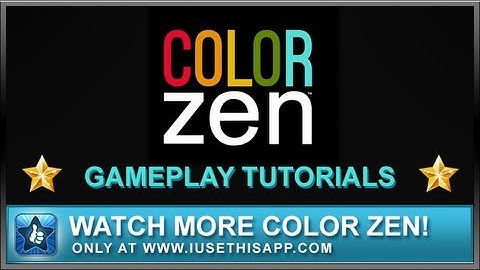 ColorZen 1-20 Gameplay Walkthrough - iPhone and Android App